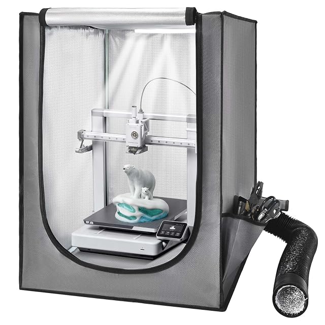 VEVOR 3D printer tent with a clear window and vent
