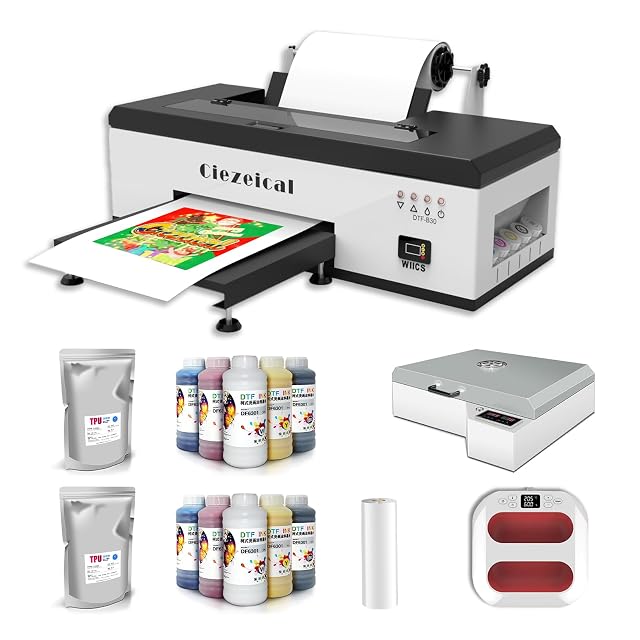 Ciezeical A3 DTF printer with film roll holder