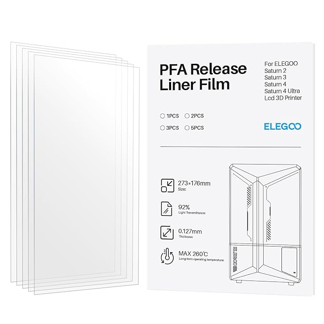 ELEGOO PFA release film sheets for Saturn printers