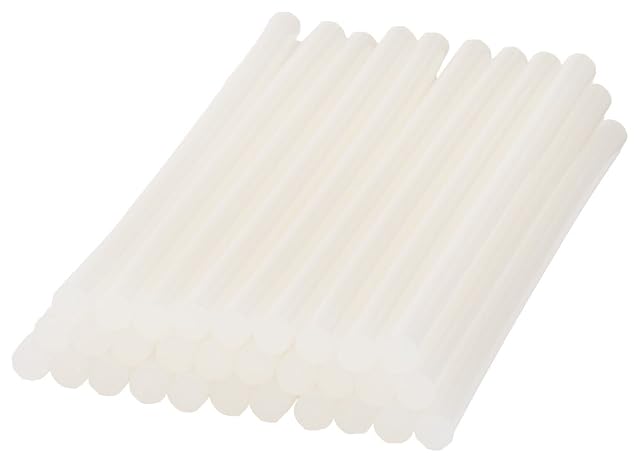 Stack of milky white glue sticks