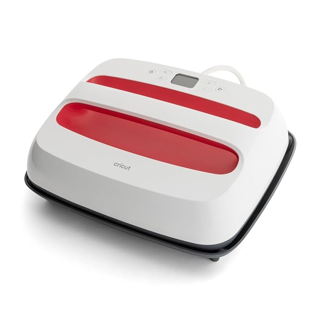 Cricut EasyPress handheld heat press in raspberry