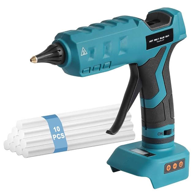 Waitley cordless hot glue gun for 18V tool batteries