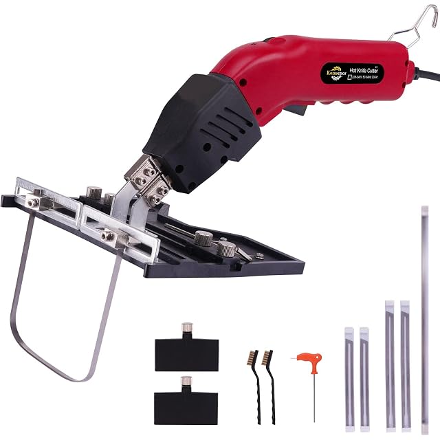 Komsepor red 200 W hot knife foam cutter with interchangeable blades