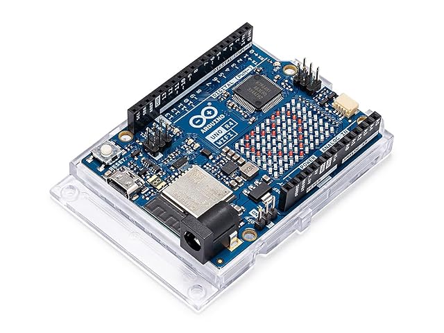 Arduino UNO R4 WiFi board with LED matrix and USB-C