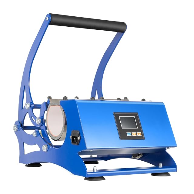MIUKYUI blue mug press with a digital display