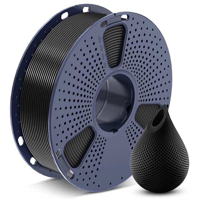 SUNLU black PETG filament spool