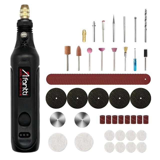 Afantti cordless mini rotary tool with accessories