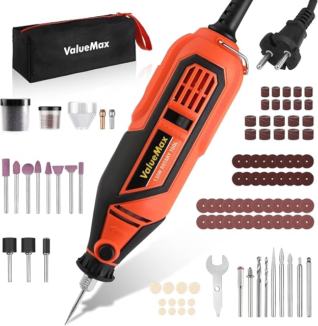ValueMax rotary tool with accessories and storage bag