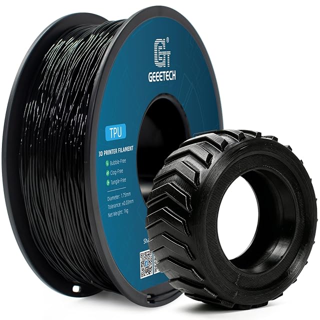 GEEETECH black TPU 95A filament spool