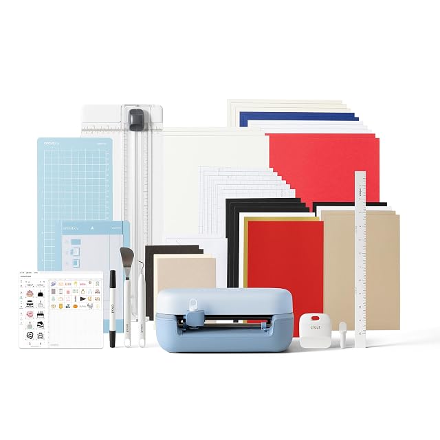 Cricut Joy 2 compact cutting machine with vinyl and card from the Essential Bundle