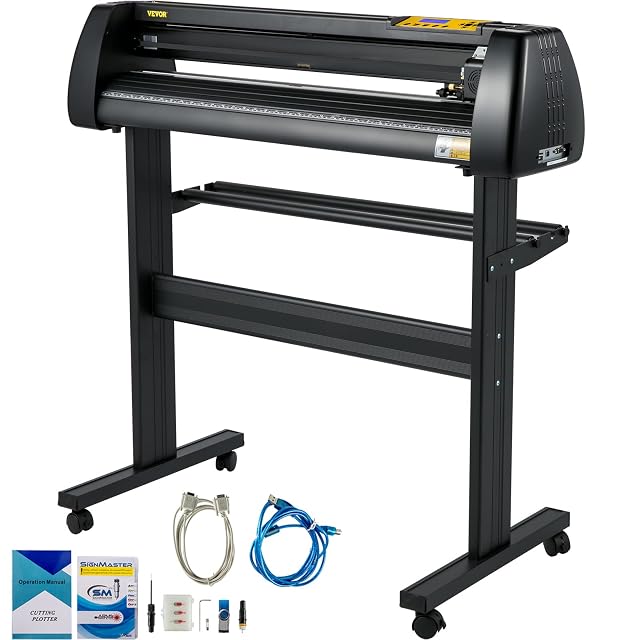VEVOR 720 mm vinyl cutting plotter with an LCD control panel